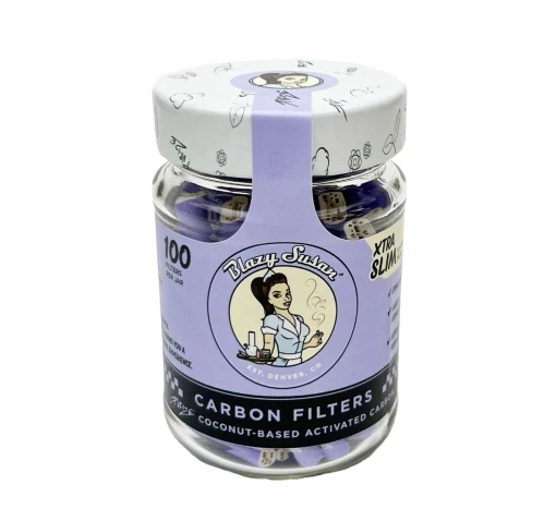 BLAZY SUSAN CARBON FILTER TIPS - XTRA SLIM 