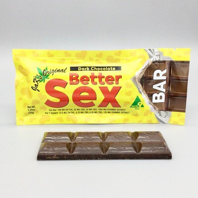JAK'S ORIGINAL DARK CHOCOLATE BETTER SEX BAR 