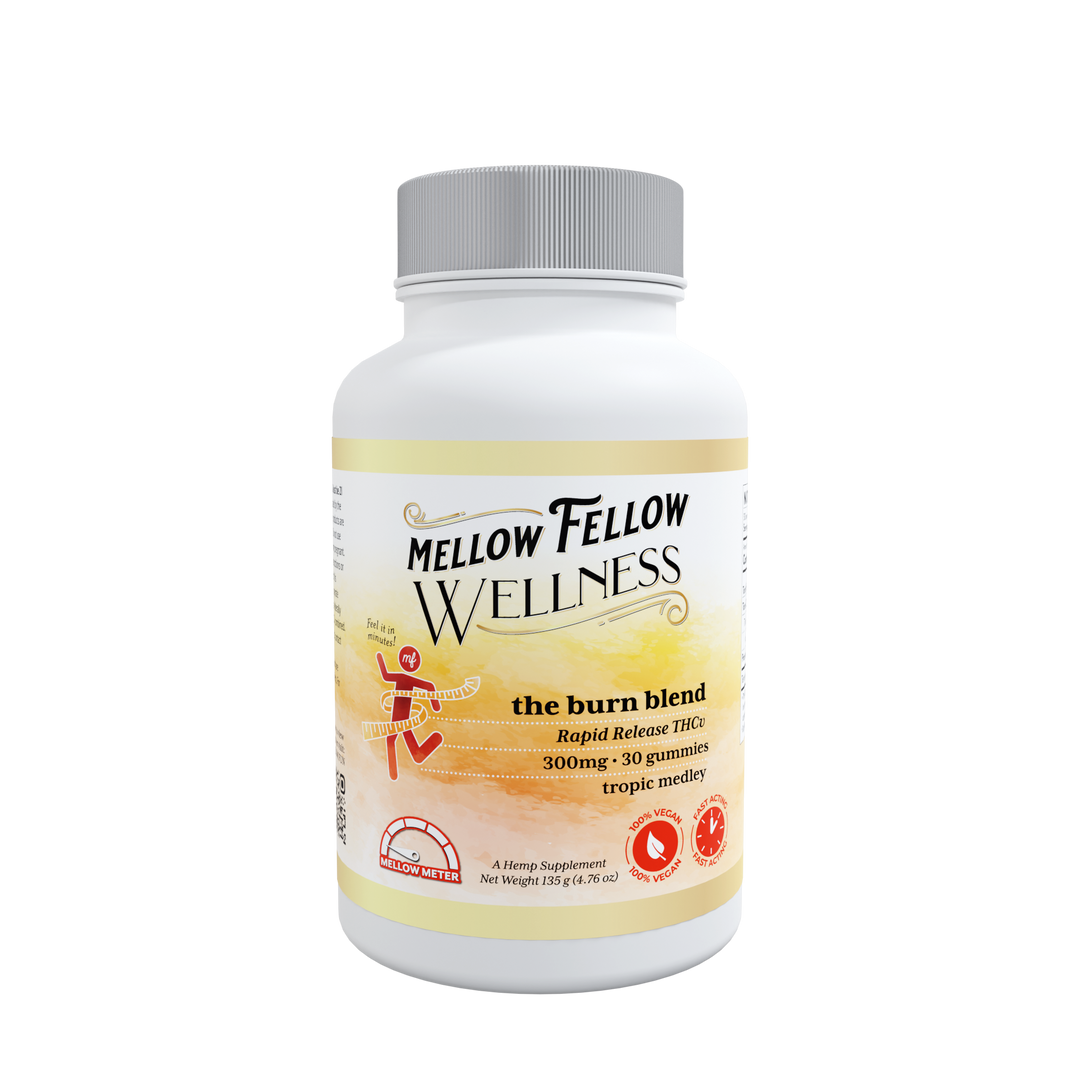 MELLOW FELLOW WELLNESS GUMMIES - BURN BLEND 300MG