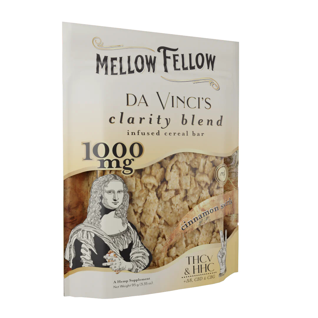 MELLOW FELLOW CEREAL BAR - 1000MG