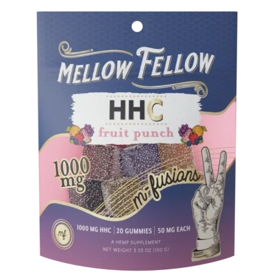 MELLOW FELLOW HHC GUMMIES - 1000MG/20CT