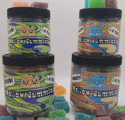 MEDICINE MAN DELTA-8/CBD MELLOW GUMMIES -1800MG