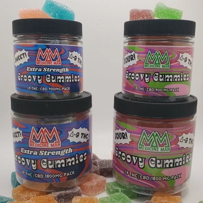 MEDICINE MAN D9/CBD GROOVY GUMMIES 