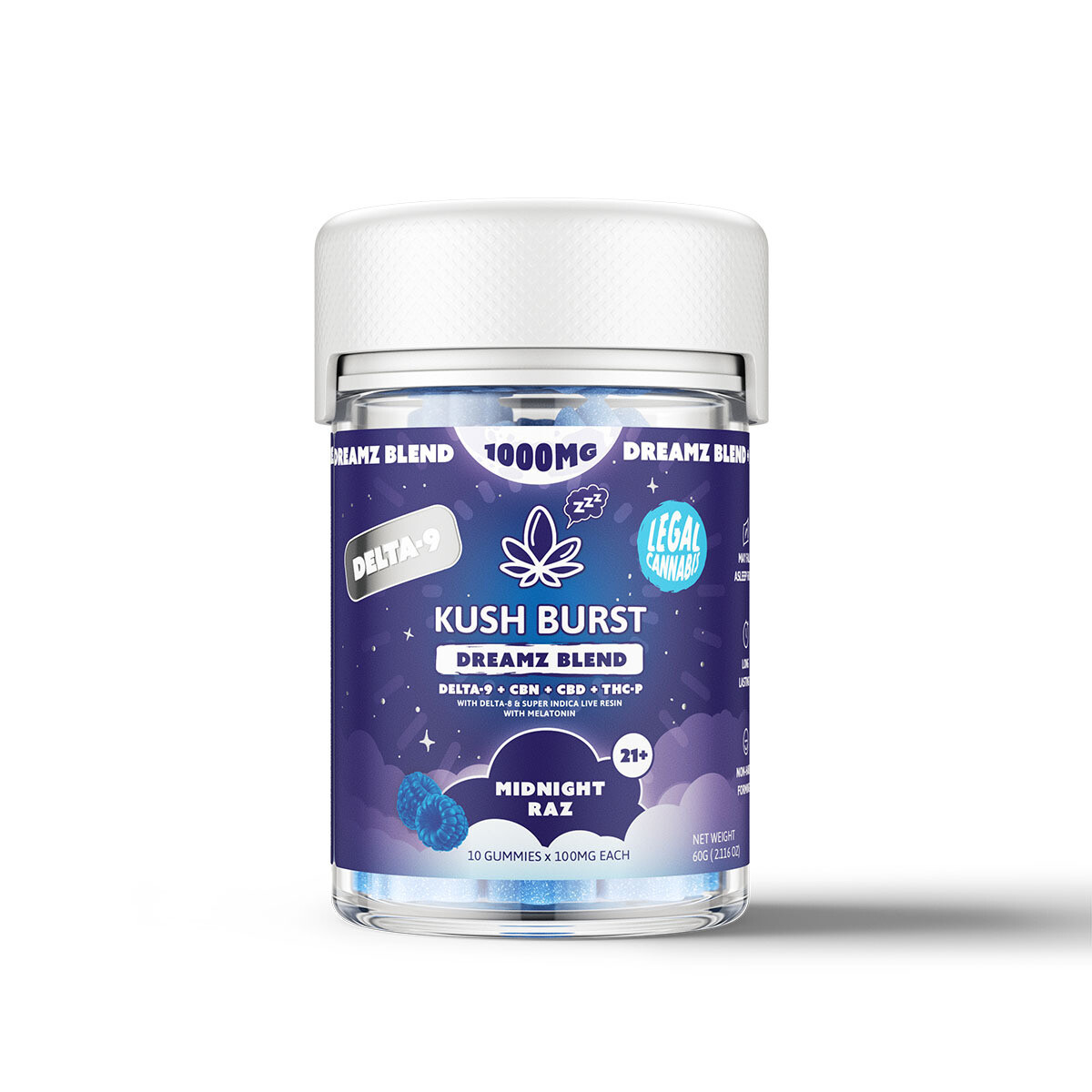 KUSH BURST DREAMZ BLEND - 125MG/10CT