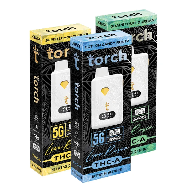 TORCH THCA LIVE RESIN 5 GRAM DISPOSABLE 