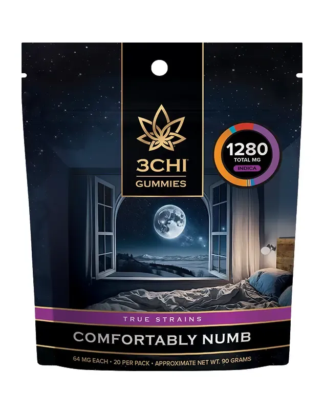 3CHI TRUE STRAINS COMFORTABLY NUMB 1280 MG