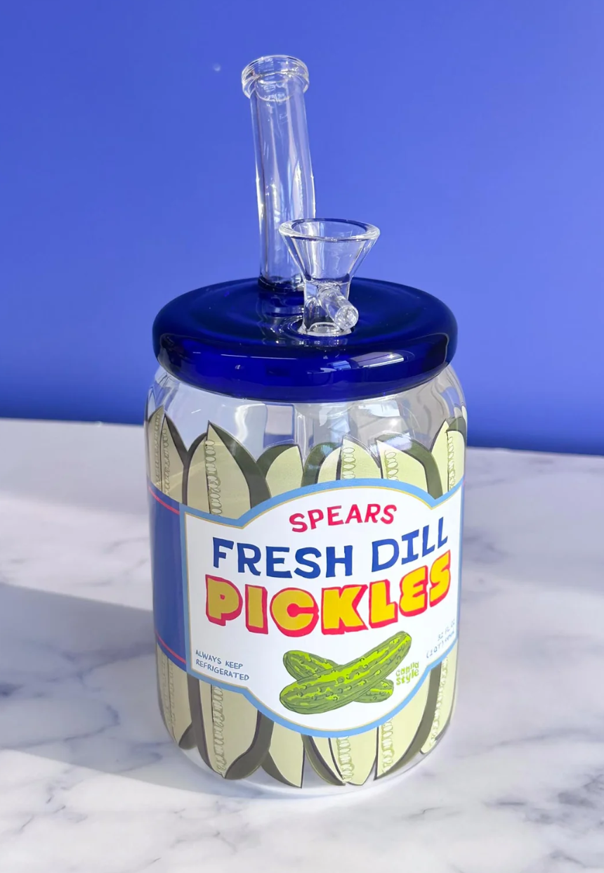 CANNA STYLE PICKLE JAR WATERPIPE