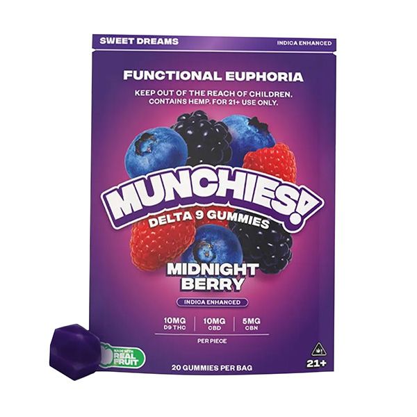 DELTA MUNCHIES EUPHORIA D9 GUMMIES (20 ct)