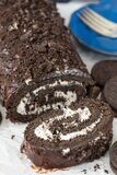 Cookie and Cream Swiss Roll