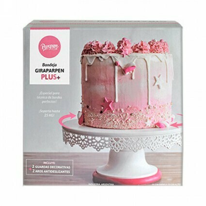 Bandeja giratoria plastica GiraParpen con base antideslizante 30cm