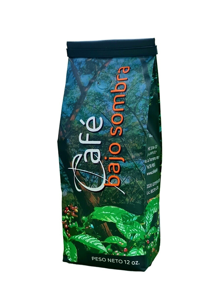 5 Unidades Cafe Bajo Sombra 12 oz.