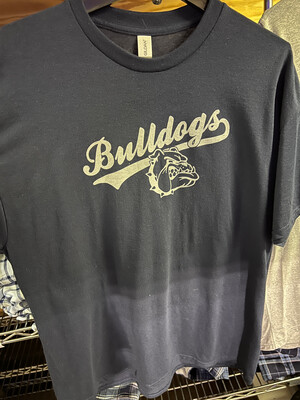 Navy Bulldogs T-Shirt- Medium