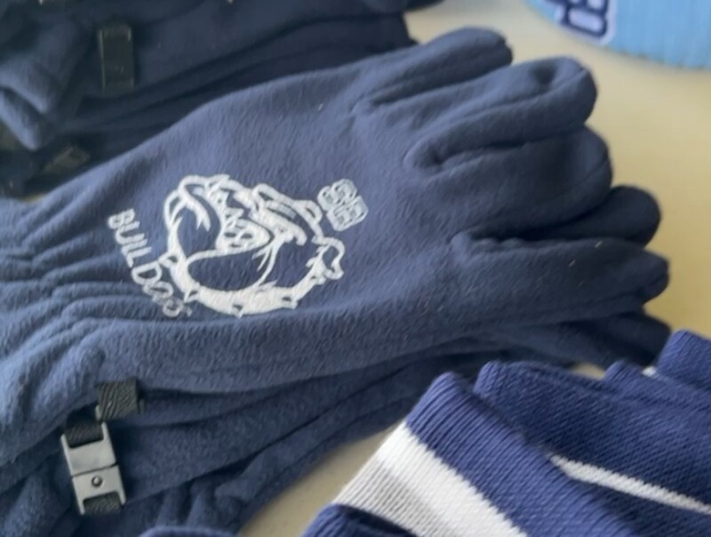 Navy Fleece Gloves