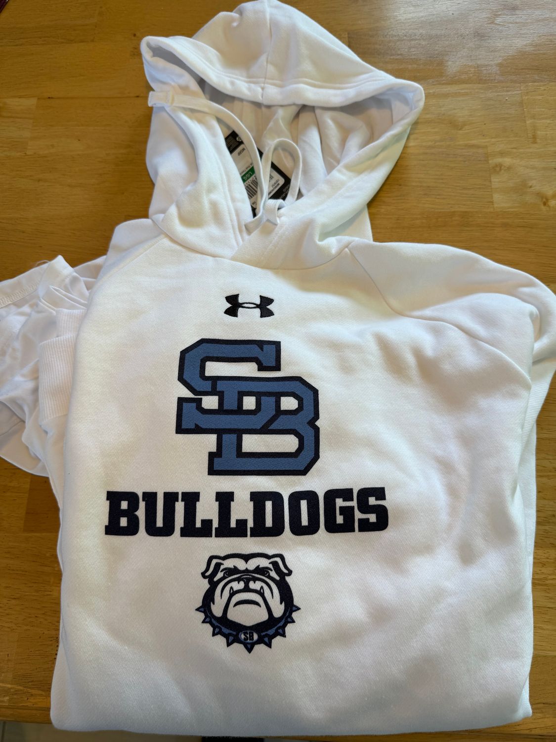 UA White Hoodie