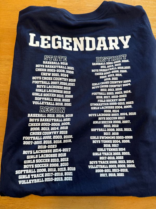 Navy Blue Legacy T-Shirt