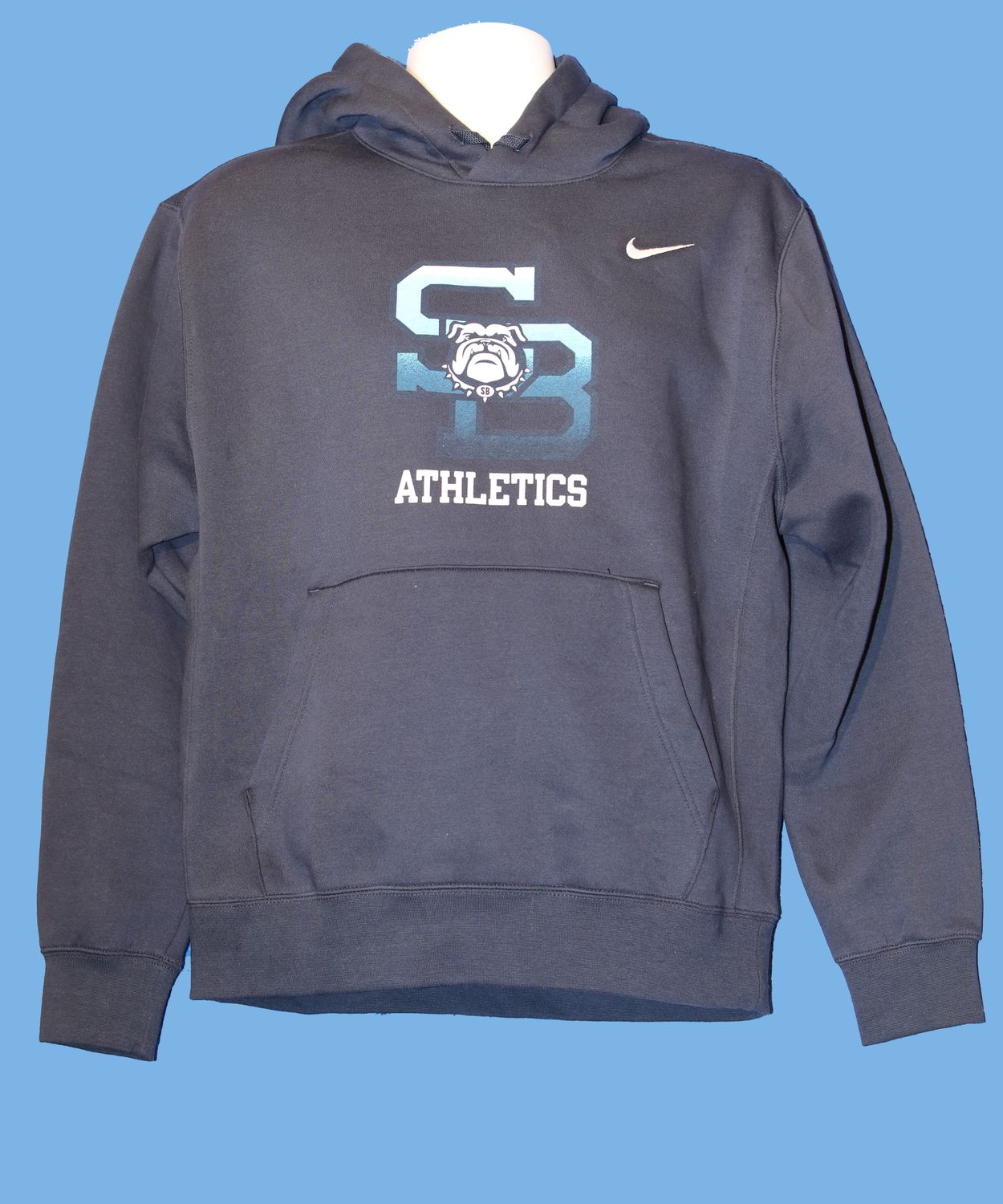 Navy Hoodie Ombre Athletics