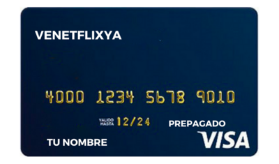 TARJETA DE CRÉDITO VISA EN DÓLARES PREPAGADA VIRTUAL. (ENTREGA INMEDIATA) PARA COMPRAS POR INTERNET