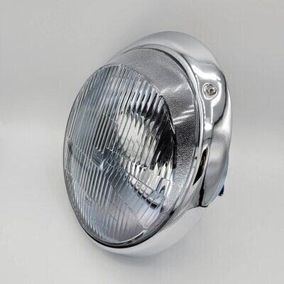 Classic Bi-LED Headlight Set - Chrome Trim/H4 Lens