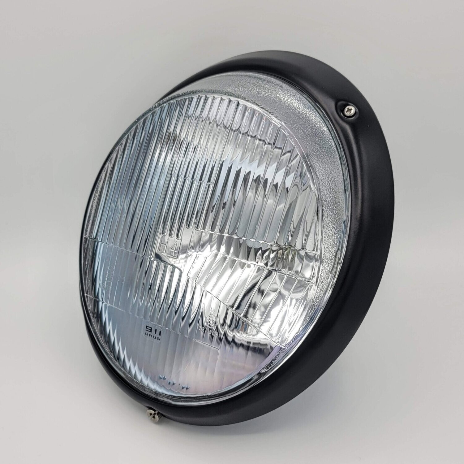 European H4 Headlight Set - Black Trim Ring