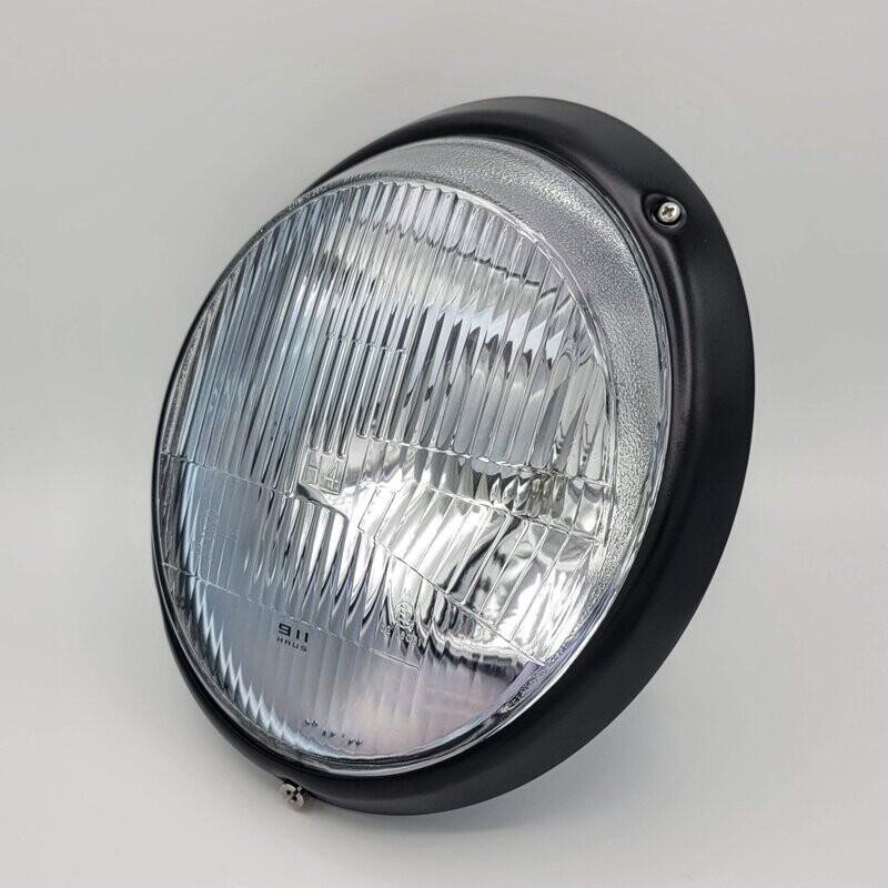 European H4 Headlight Set - Black Trim Ring