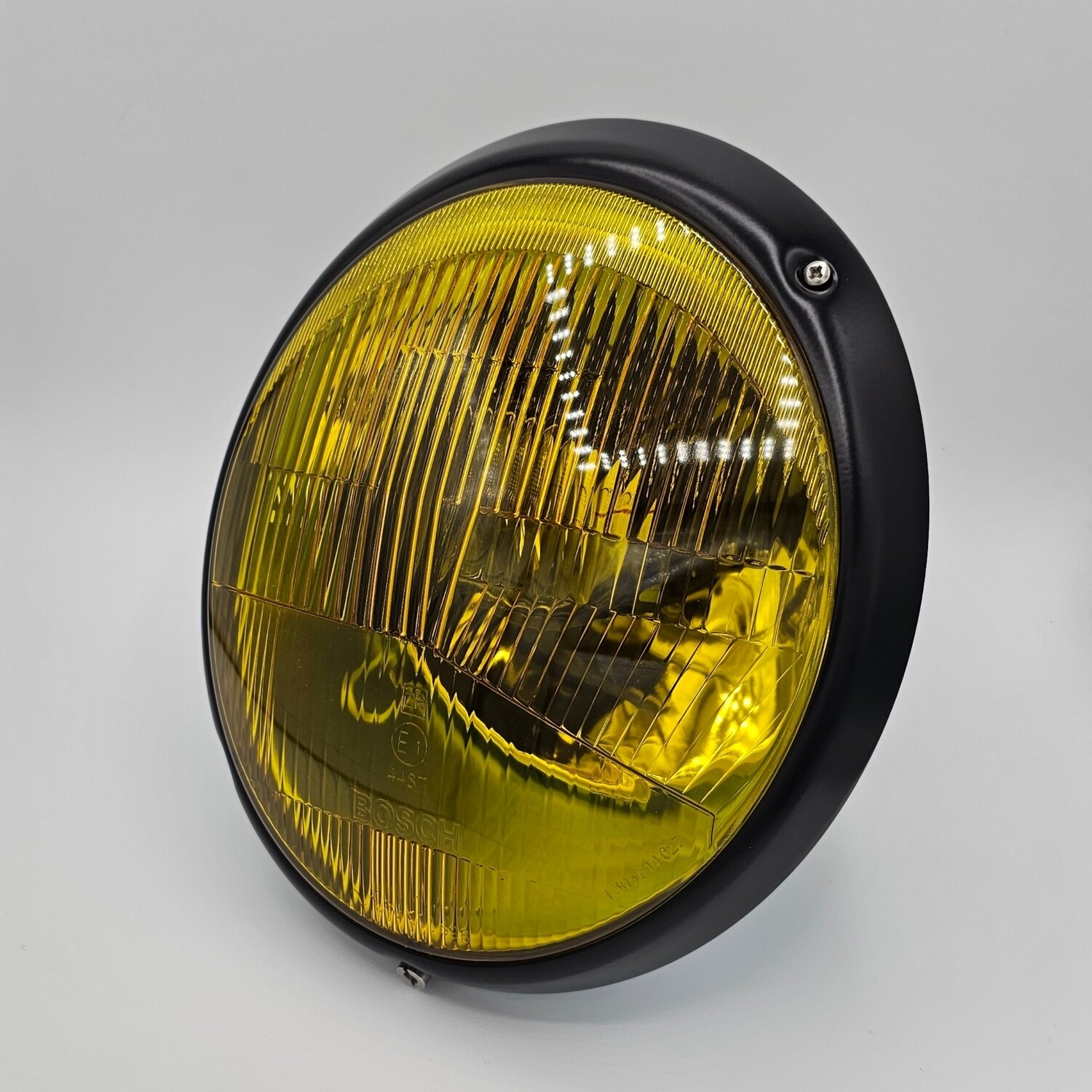 Classic Bi-LED Headlight Set - Yellow Curved Lens
