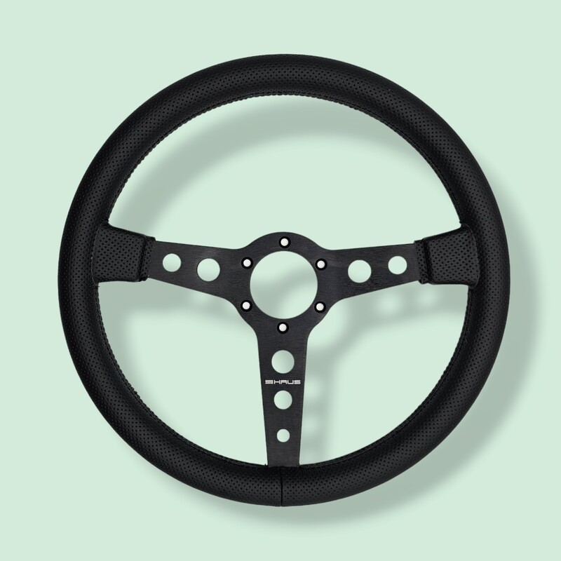 9HAUS Steering Wheel Perforated Leather 350mm - MOMO Prototipo form factor