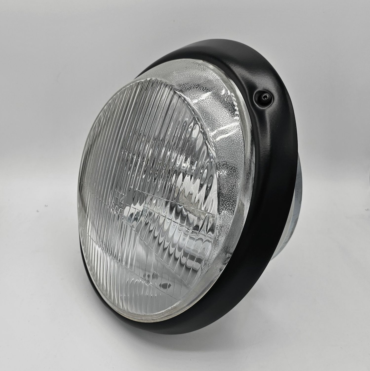 LED Headlight Set- H4 Fluted Lenses