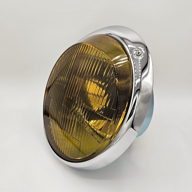 Classic Bi-LED Headlight Set - Yellow H4 Lens