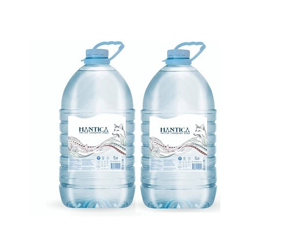 Вода природная питьевая "HANTICA" 5 л в упаковке 2шт