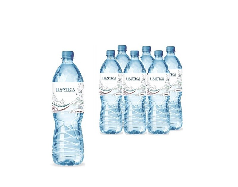 Вода природная питьевая "HANTICA" 1,25 л. (УПАКОВКА 6 шт.)