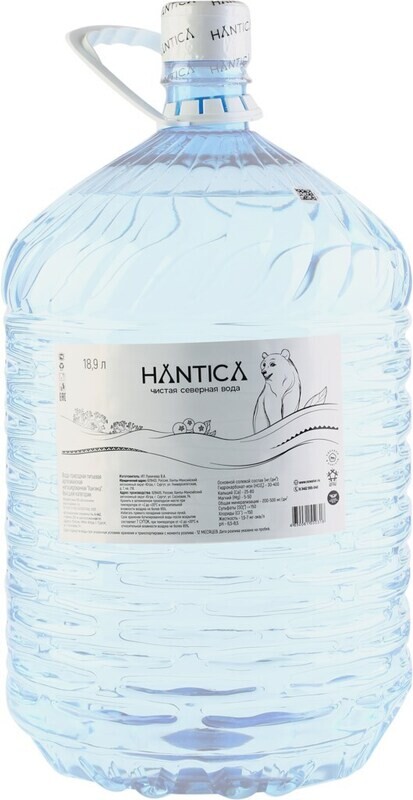 Вода 18,9 л HANTICA в ПЭТ таре