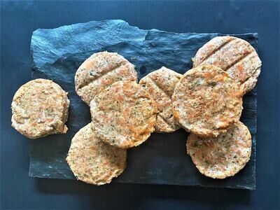 Hot Smoked Trout Burgers