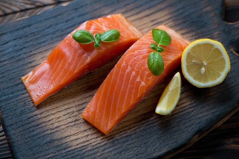Frozen RAW Norwegian Salmon Fillets (+/- 200g a Portion)