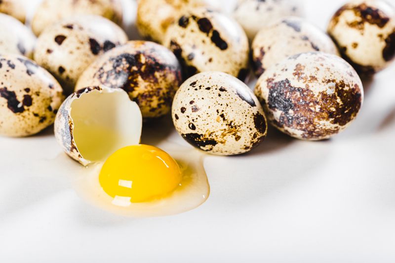Organic Quail Eggs - Tray of 30 (Japanese Goliath Quail)