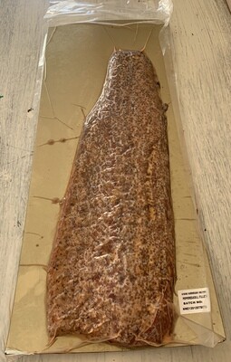 Hot Smoked &amp; peppered Norwegian Salmon (+/- 1.2kg per Side)