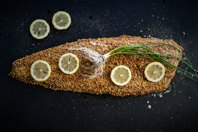 KFP - Hot Smoked &amp; peppered Norwegian Salmon (+/- 1.2kg per Side)