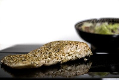 Hot Smoked &amp; Peppered Norwegian Salmon. 80g Portions