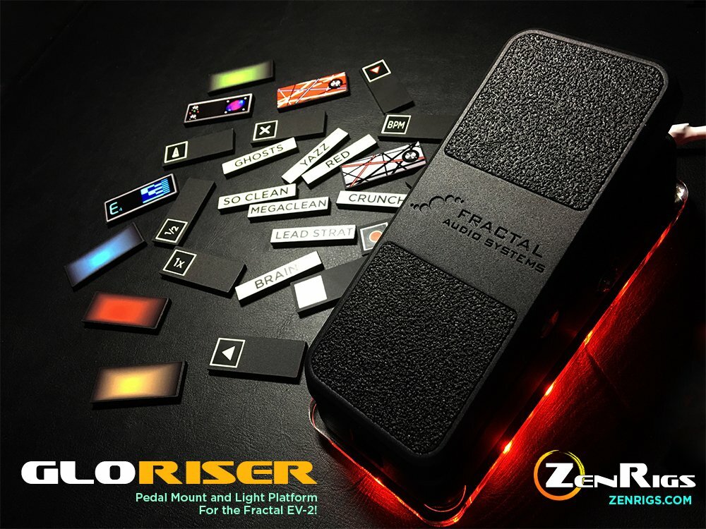 GloRiser - Pedal mount for Fractal Audio EV-1