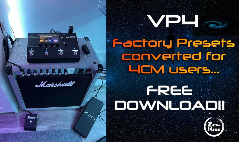 VP4 Factory Presets adapted for 4CM - FREE!