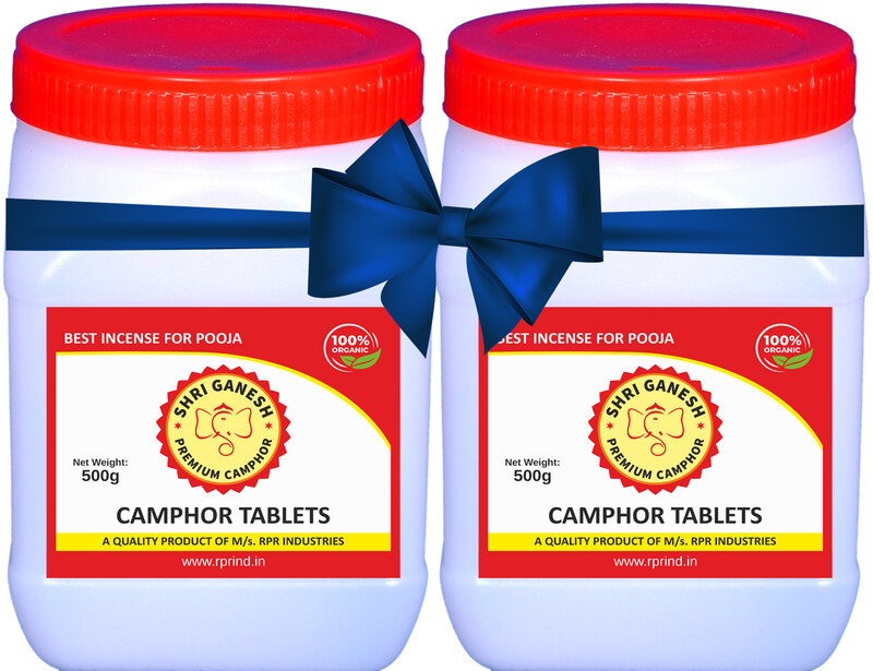 Shri Ganesh Premium Camphor Tablets - 1kg