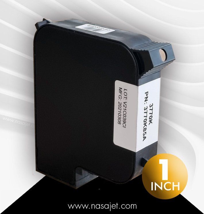 3770K-BLACK 1 Inch Black Ink 3770K-BLACK 1 Inch Black Ink