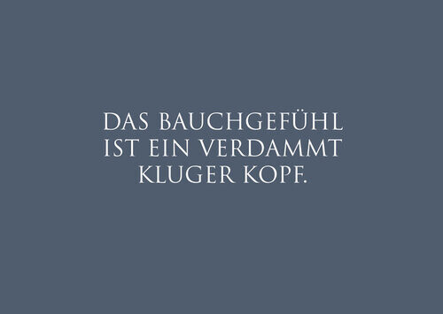Karte &quot;Das Bauchgefühl&quot;