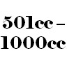 501cc - 1000cc
