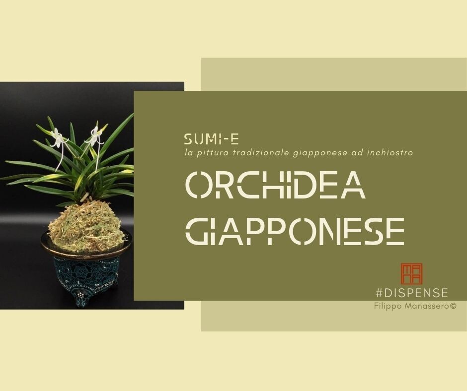 #Manuale di Sumi-e: orchidea giapponese