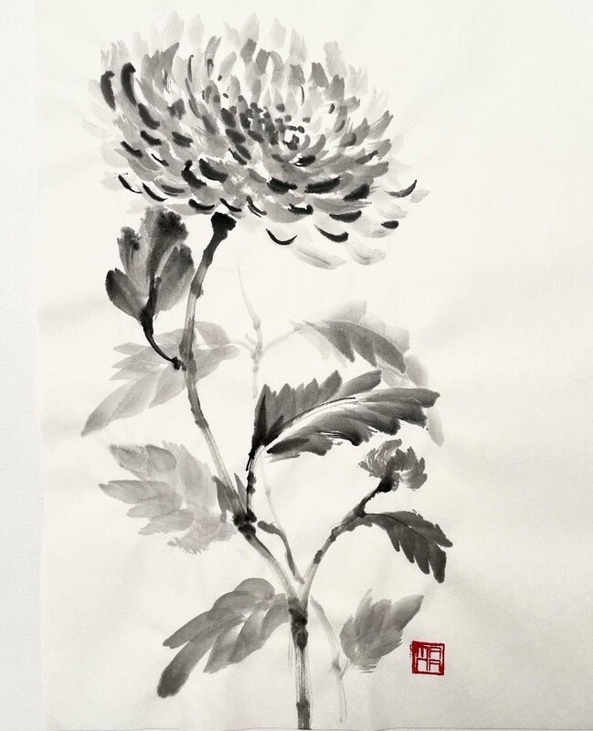 Sumi-e Experience Workshop: Crisantemo