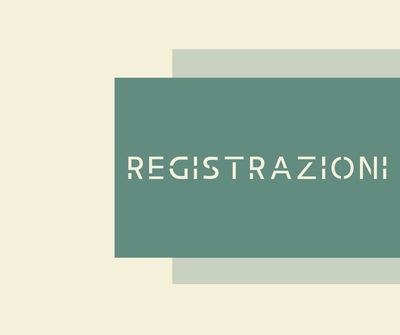 registrazioni e video lezioni