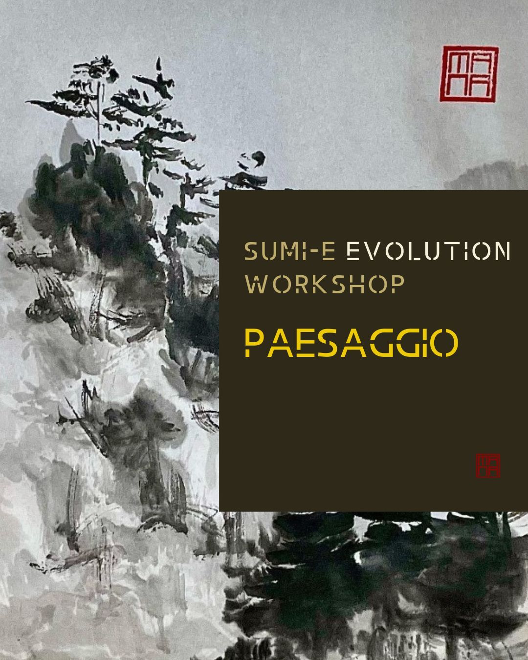 Sumi-e Evolution Workshop: Paesaggio (corso 2)