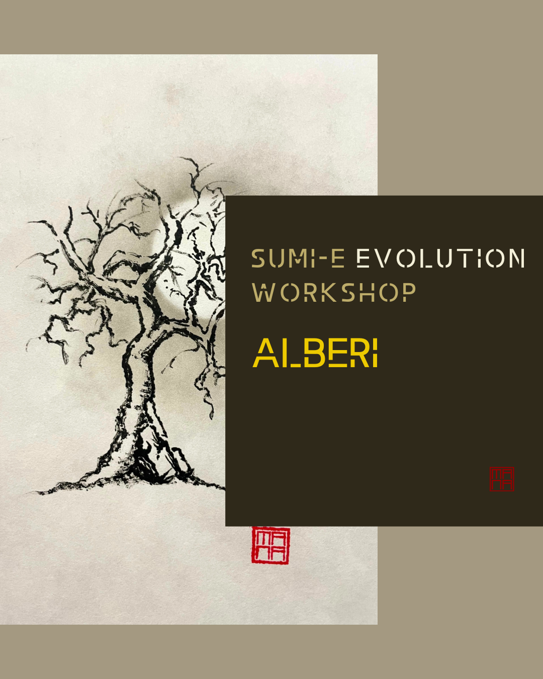 Sumi-e Evolution Workshop: alberi
