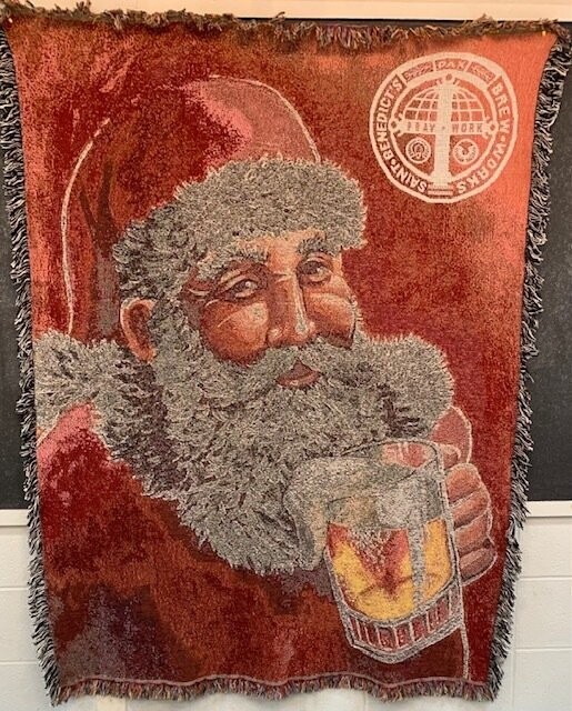 Woven Santa Throw