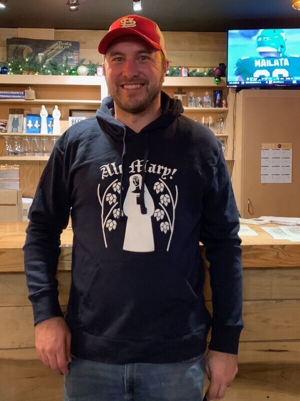 Navy Ale Mary Hoodie